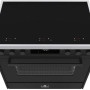 Elementi di Cucina EM9036-MZ-IX-B inductie fornuis - modern - mat zwart