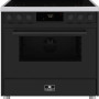 Elementi di Cucina EM9036-MZ-IX-B inductie fornuis - modern - mat zwart