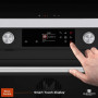 Elementi di Cucina EM9036-MZ-IX-S inductie fornuis - modern - mat zwart