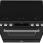 Elementi di Cucina EM9036-MZ-S inductie fornuis - modern - mat zwart