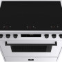 Elementi di Cucina EM9036-WT-IX-B inductie fornuis - modern - wit