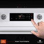 Elementi di Cucina EM9036-WT-IX-S inductie fornuis - modern - wit
