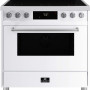 Elementi di Cucina EM9036-WT-IX-S inductie fornuis - modern - wit