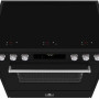 Elementi di Cucina EM9036-ZW-S inductie fornuis - modern- zwart