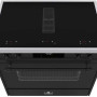 Elementi di Cucina IC9034-MZ-IX-B inductie fornuis met afzuiging - zwart - klassiek