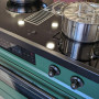 Handvat van ovendeur Elementi di Cucina IC9034-PG-MZ-B in mat zwart met klassieke toogvorm