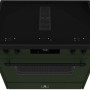 Glazen inductiekookvlak van Elementi di Cucina IC9034-PG-MZ-B met 2x2 bridge zones en restwarmte indicatie