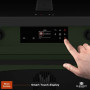 Close-up van bedieningspaneel Elementi di Cucina IC9034-PG-MZ-B inductiekookplaat met 4 zones en PowerBoost
