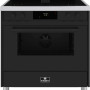 Elementi di Cucina IM9034-MZ-IX-B inductie fornuis met afzuiging - mat zwart