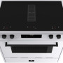 Elementi di Cucina IM9034-WT-IX-B inductie fornuis met afzuiging - wit