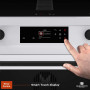 Elementi di Cucina IM9034-WT-IX-B inductie fornuis met afzuiging - wit