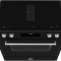 Inductiekookplaat met 4 zones en bridgefunctie – Elementi di Cucina IM9034-ZW-S