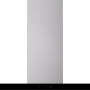 Etna AB791RVS wand afzuigkap - blokline - 90 cm. - rvs