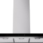 Etna AB791RVS wand afzuigkap - blokline - 90 cm. - rvs