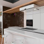 Etna AOP380WIT onderbouw recirculatie plafond afzuigkap - 80 cm. breed