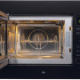 Etna CM232ZT inbouw combi-magnetron - zwart - nis 45 cm.
