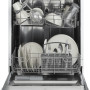 Etna VW47SM inbouw vaatwasser - half geïntegreerd - rvs bedieningspaneel