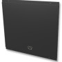 Classic 110 - FALCON achterwand zwart met logo