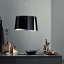 Falmec MAREE66BL eiland afzuigkap - zwart glas - 66 cm breed