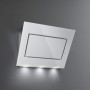 Falmec QUAS90W3W wand afzuigkap - wit glas - 90 cm breed