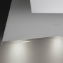 Falmec VERSO55W wand afzuigkap - wit glas - 55 cm breed