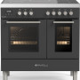 Fratelli MI2920I5FEMANCR inductie fornuis - antraciet - dubbele oven