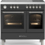 Fratelli VE2920I5FEMANCR inductie fornuis - 2 ovens - klassiek - rvs