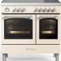Fratelli VE2920I5FEMIVCR inductie fornuis - 2 ovens - klassiek - ivoor/creme