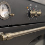 Fratelli VE2960I5FEMANB inductie fornuis - klassiek - antraciet/messing
