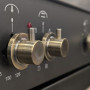 Fratelli VE2960I5FEMANB inductie fornuis - klassiek - antraciet/messing