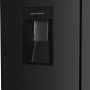 Frilec BONNMD460-WS-150-040CB side-by-side 4-deurs koelkast - blacksteel