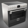 Fulgor Milano FSRC 3605 P MI ED 2F X inductie fornuis - 91,6 cm. breed