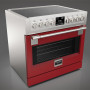 Fulgor Milano FSRC 3605 P MI ED 2F X inductie fornuis - 91,6 cm. breed