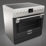 Fulgor Milano FSRC 3605 P MI ED 2F X inductie fornuis - 91,6 cm. breed