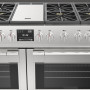 Fulgor Milano FF48EG gas fornuis - 121,6 cm. breed - rvs