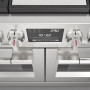 Fulgor Milano FF48EG gas fornuis - 121,6 cm. breed - rvs