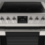 Fulgor Milano FSRC 3004 P MI ED 2F MBK fornuis inductie - zwart - 76,2 cm. breed