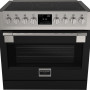 Fulgor Milano FSRC 9005 P MI MK 2F MBK inductie fornuis - zwart - 89,7 cm. breed