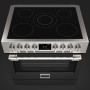 Fulgor Milano FSRC 9005 P MI MK 2F MBK inductie fornuis - zwart - 89,7 cm. breed