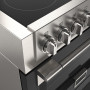 Fulgor Milano FSRC 9005 P MI MK 2F MBK inductie fornuis - zwart - 89,7 cm. breed