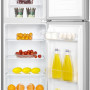 Hisense RT156D4AGF koelkast rvs-look - dubbeldeurs - 118 cm. hoog