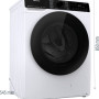 Hisense WF5V943BW/BLX wasmachine met Home Connect en stoom
