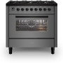 Ilve L096WMP/GRD fornuis grijs - 90 cm. breed
