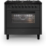 Ilve L096WMP/MGD fornuis zwart - 90 cm. breed