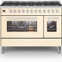 Ilve L128WMP/AW fornuis antiek wit - 120 cm. breed