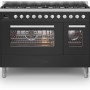 Ilve L128WMP/MG fornuis mat grafiet - 120 cm. breed