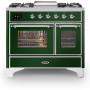 Ilve MD10FDNE3/EG fornuis - groen - 100 cm. breed