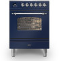 Ilve P06NE3/MB fornuis blauw - 60 cm. breed