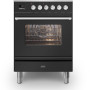 Ilve P06WE3/MG fornuis mat grafiet - 60 cm. breed