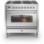 Ilve P096NE3/SS fornuis - rvs - 90 cm. breed